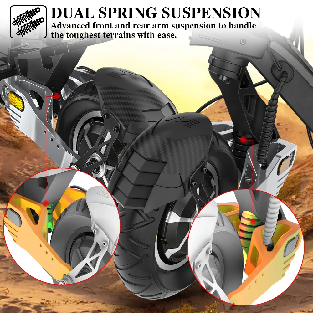 EU UK USA Stock 50-70KM Long Range 2400W powerful Dual Drive iENYRID ES30 Electric scooters 10inch Tires Folding eScooter Adult