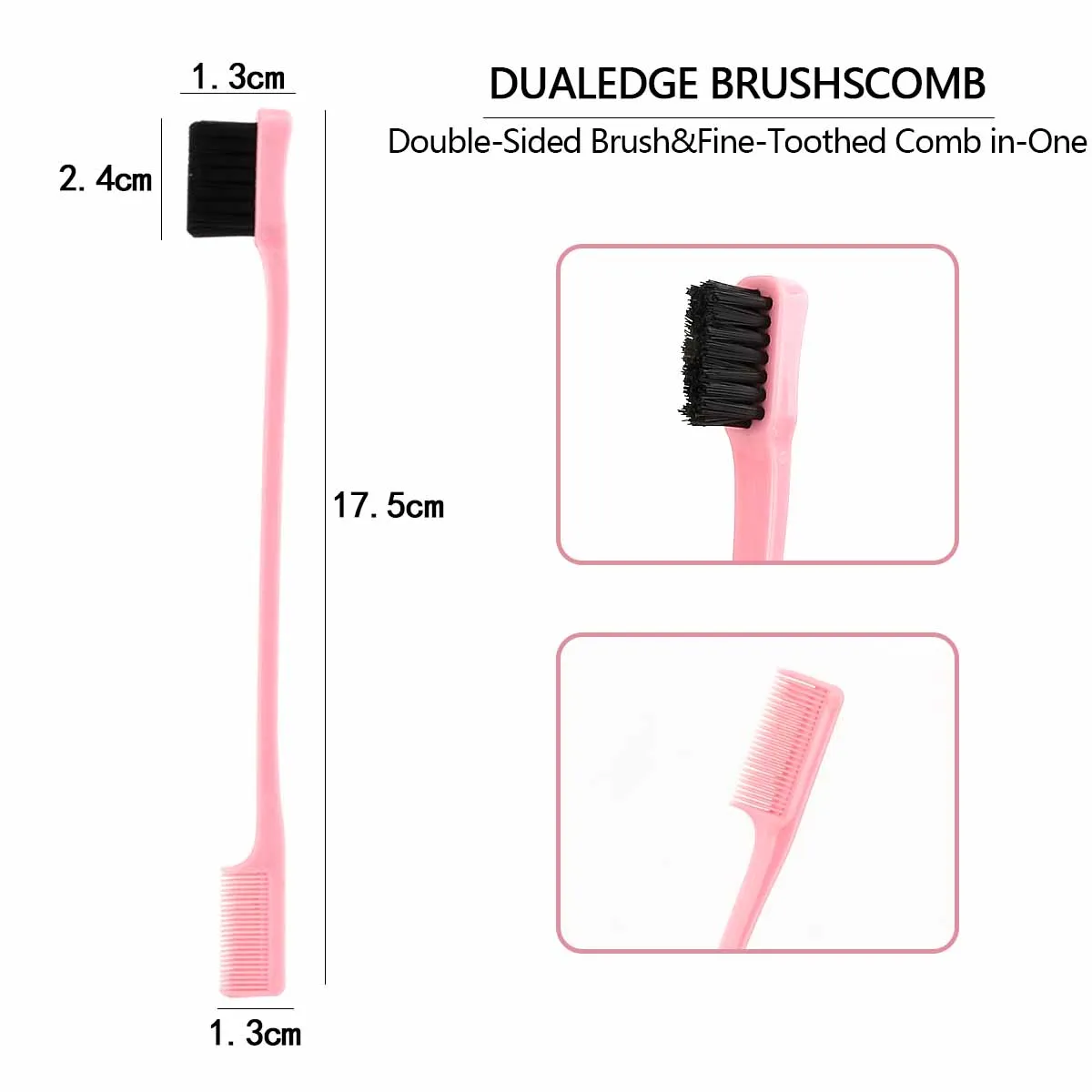 New Product Soft Hair Convenient Eyebrow Brush Double Head Eyebrow Brush Hairdressing Tools New Hair Care Hair Dye Brush