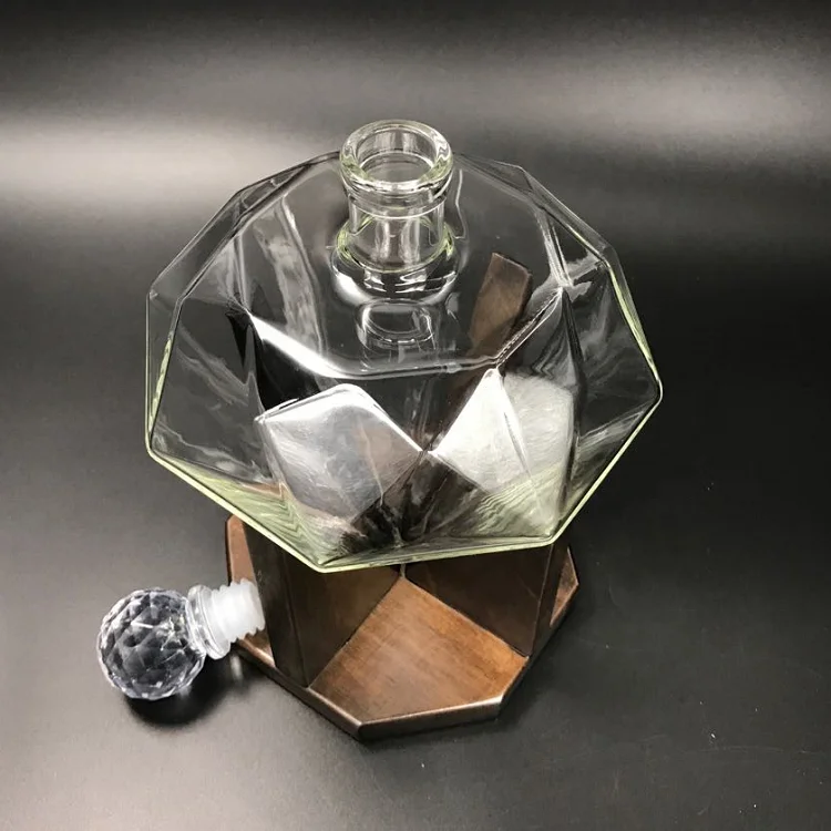 1000ml Hand Made Diamond Liquor Decanter Great Gift  Alcohol Whiskey Vodka Rum Wine Tequila Whiskey Decanter For Sale