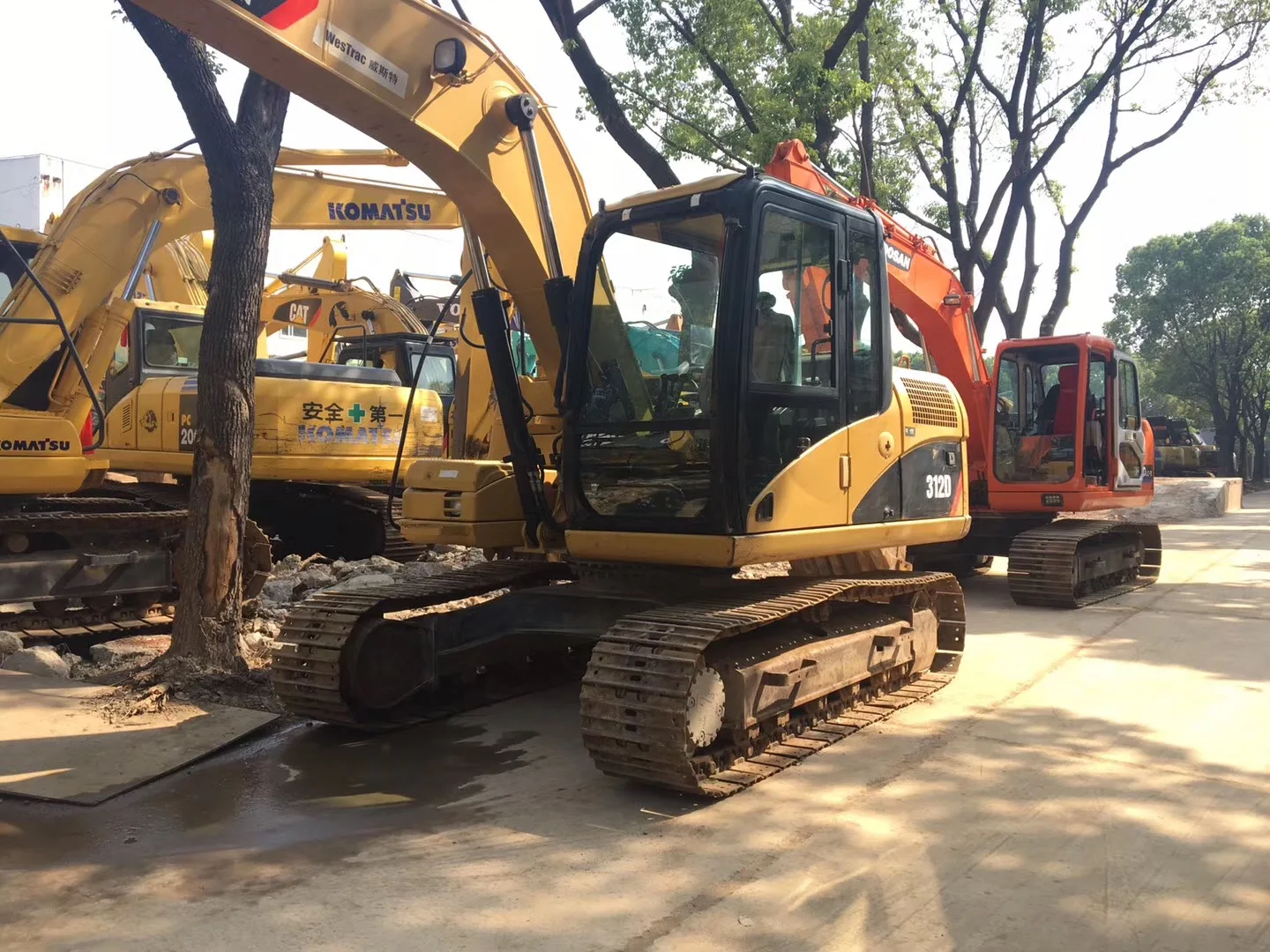 
Used original Cat 312D high performance Hydraulic Japanese Excavator 12 ton for sale 