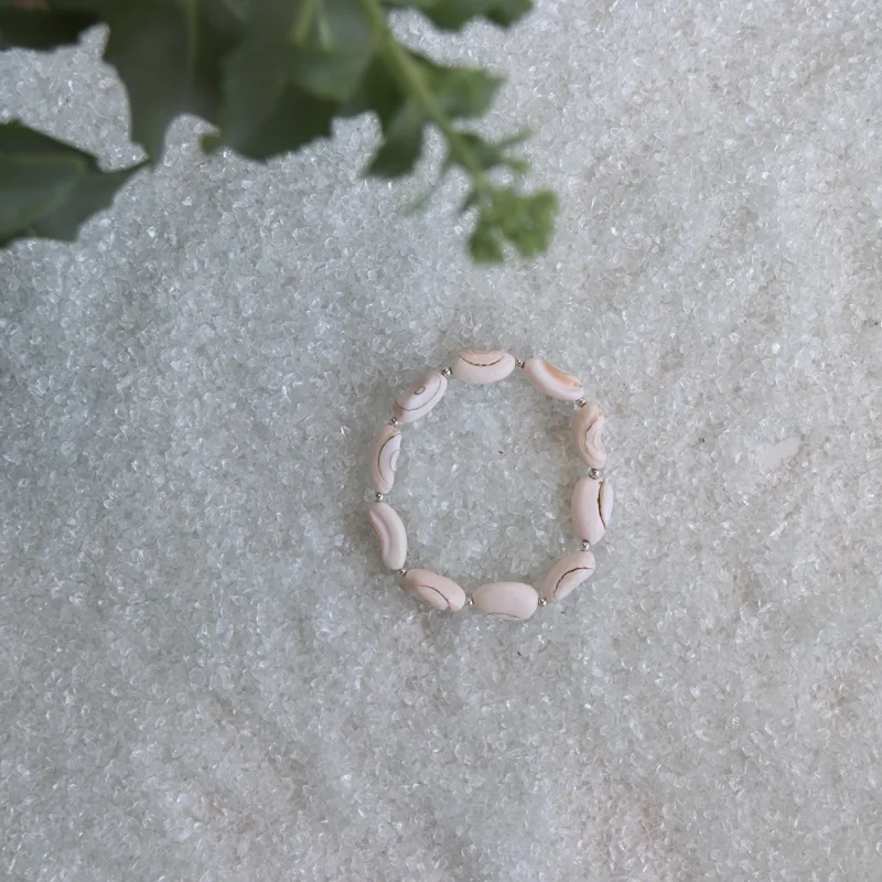 Handmade Bean Snail Shell Bracelet Beach Wedding Holidays Jewelry Natural Shell