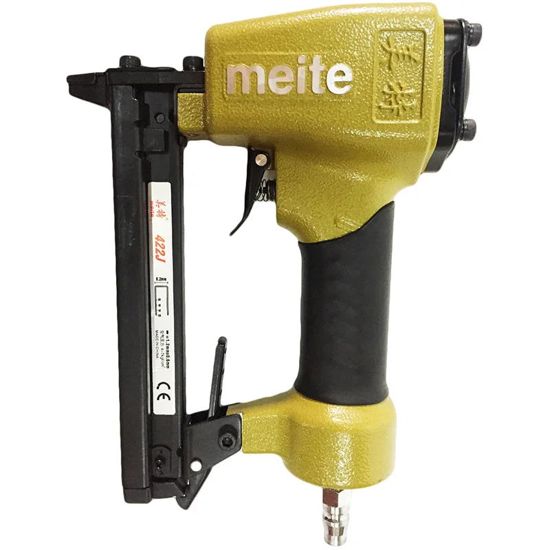 MeiTe Brand 422J air nail gun U staples 10-22mm pneumatic stapler gun Fine Wire Stapler for upholstery
