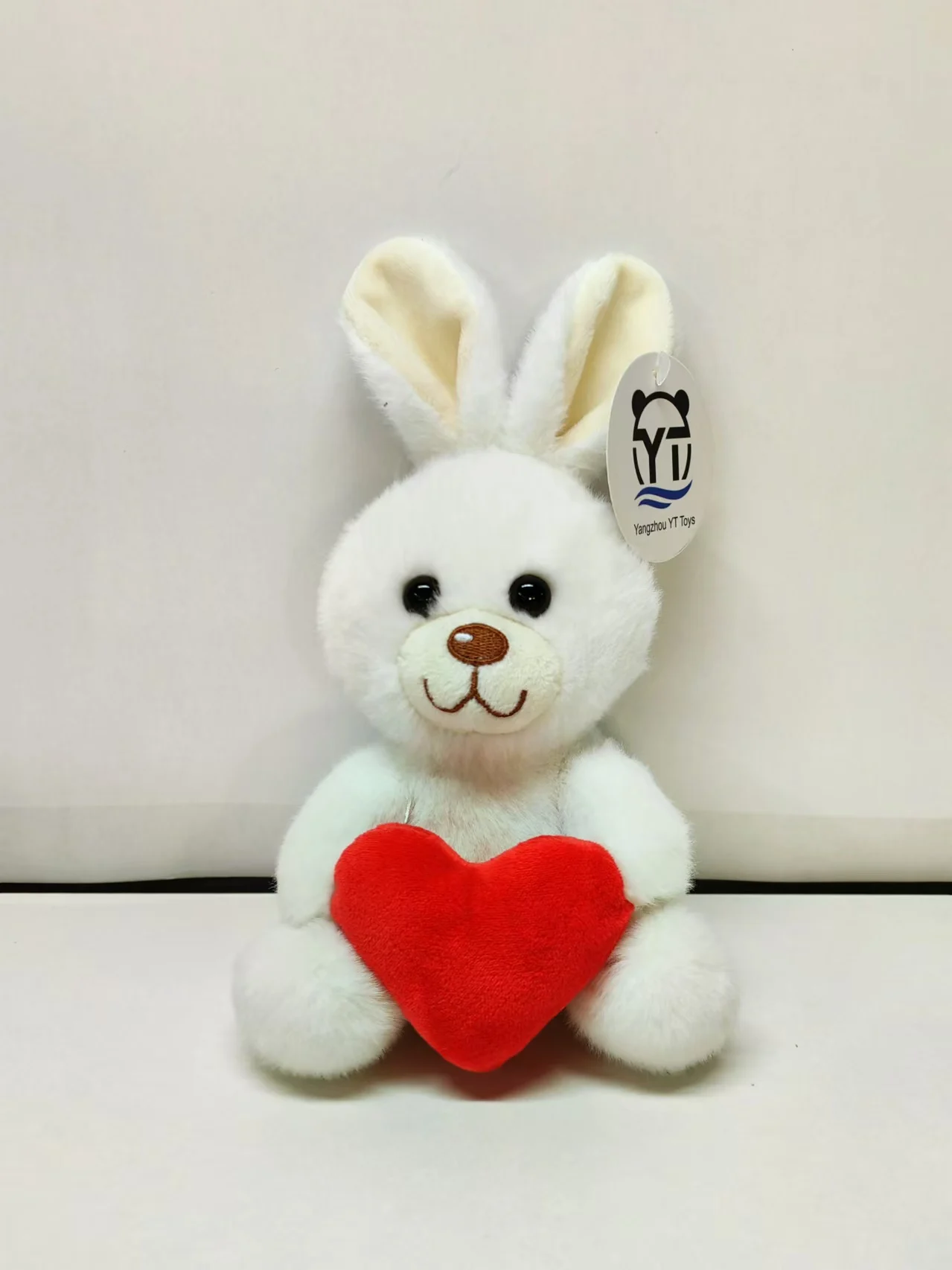 2024 Valentine day girlfriend gift plush toy with love heart bear bunny dog stuffed doll for lover