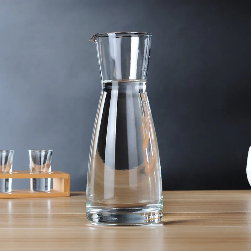 Machine Made 200ml Wine Decanter Liquor / juice dispatcher glass carafe