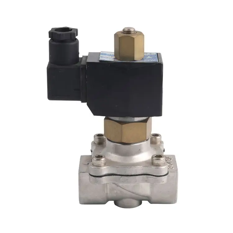 2/2 Way Normally Open Solenoid Valve High Temperature 3/4in Direct Acting Water Air 220V 110V 24V Solenoid Valve