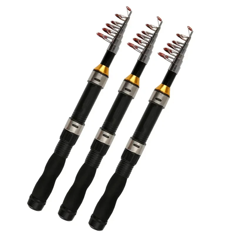 Saltwater Glass Fiber Telescopic Fishing Rod Ultralight Mini Spinning Rod