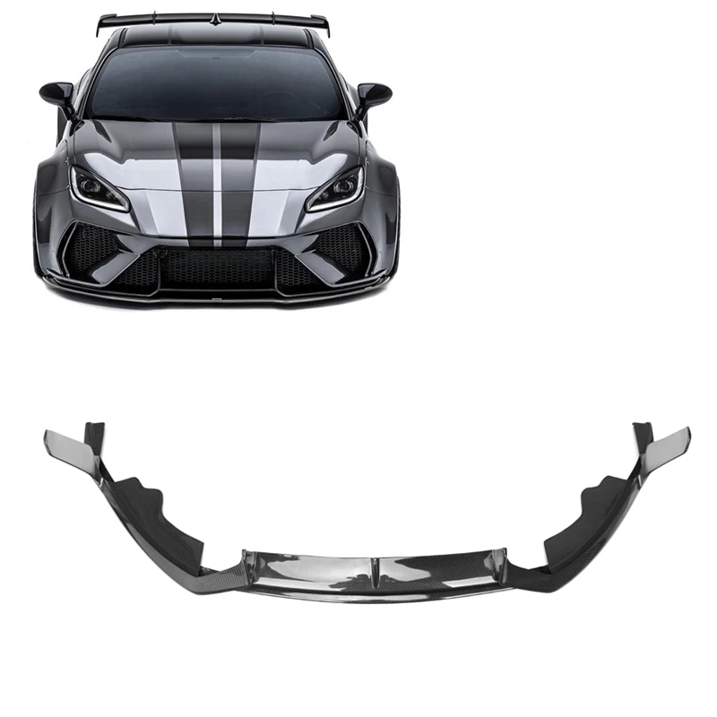 TRD Style Rear Front Bumper Lip  Real Carbon Fiber For TOYOTA BRZ GR86 2021+GR86 Car Trunk Bumper front lip