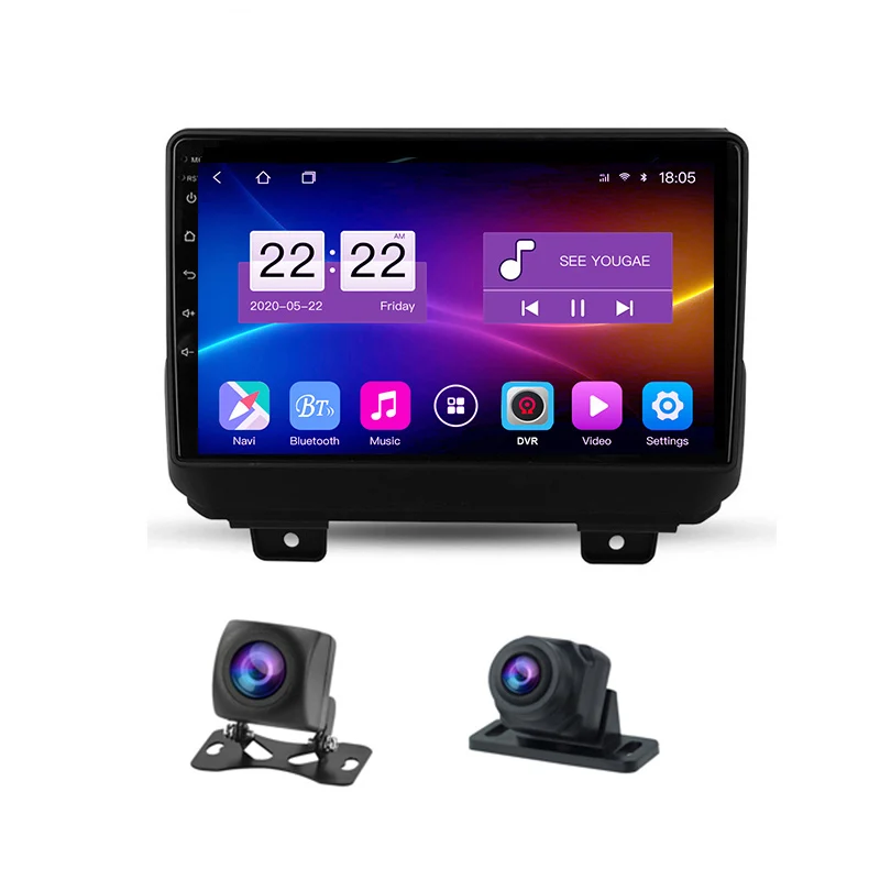 TONEW автомобильный DVD плеер Android автомобильный рекордер 10,0 GPS Мультимедиа для Jeep Wrangler 4 автомобиля Android стерео система