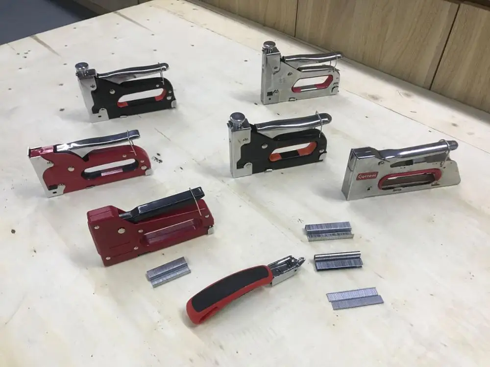 High Quality Heavy Duty Stapler, 4-8 mm Single-purpose Staple Gun Tacker Metal Stapler Hand Plier Stapler Manual tacker GDY-204