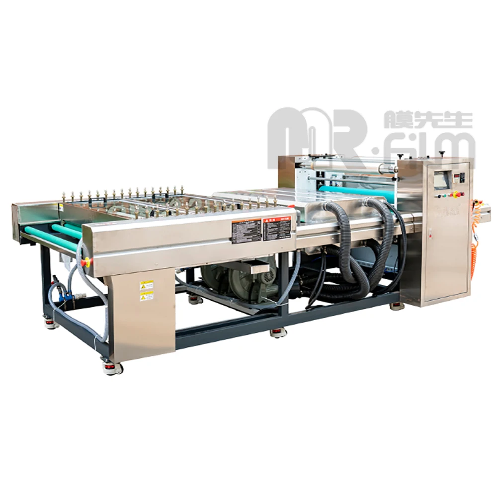 MR.Film smart glass laminating machine PLC Control stone film Flat Glass Coating Machine