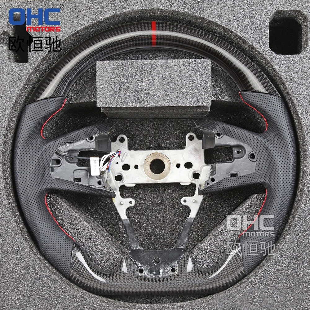 Volante Fibra De Carbono для Gen 10th Type R FK1 FK8 Honda Civic Esportivo 2016 2017 2018 2019 2020 2021