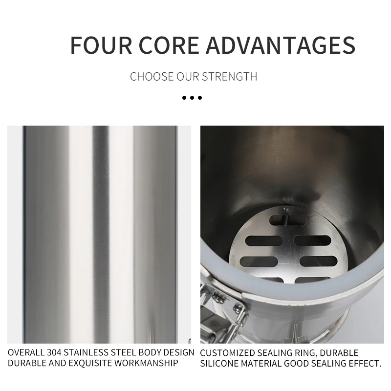 aquarium filter bucket fish filter aquarium with OEM and ODM service Fish tank stainless steel filter External barrel
