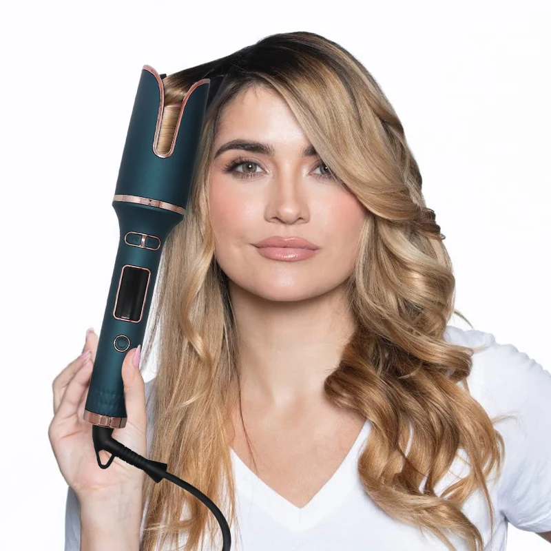 Auto Hair Curler Ceramic Ionic Barrel Automatic Hair Curling Iron Dual Voltage Spin Iron for Hair Styling