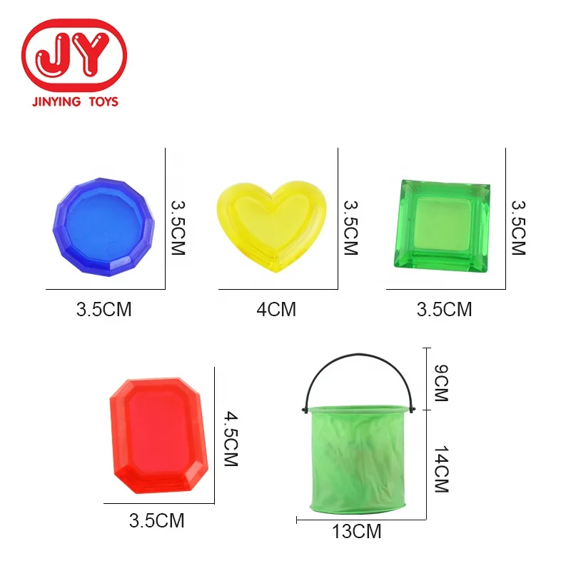 Jinying Popular Summer Swimm Pool Dive Toys Set For Kids Under Water Treasures Diving Game