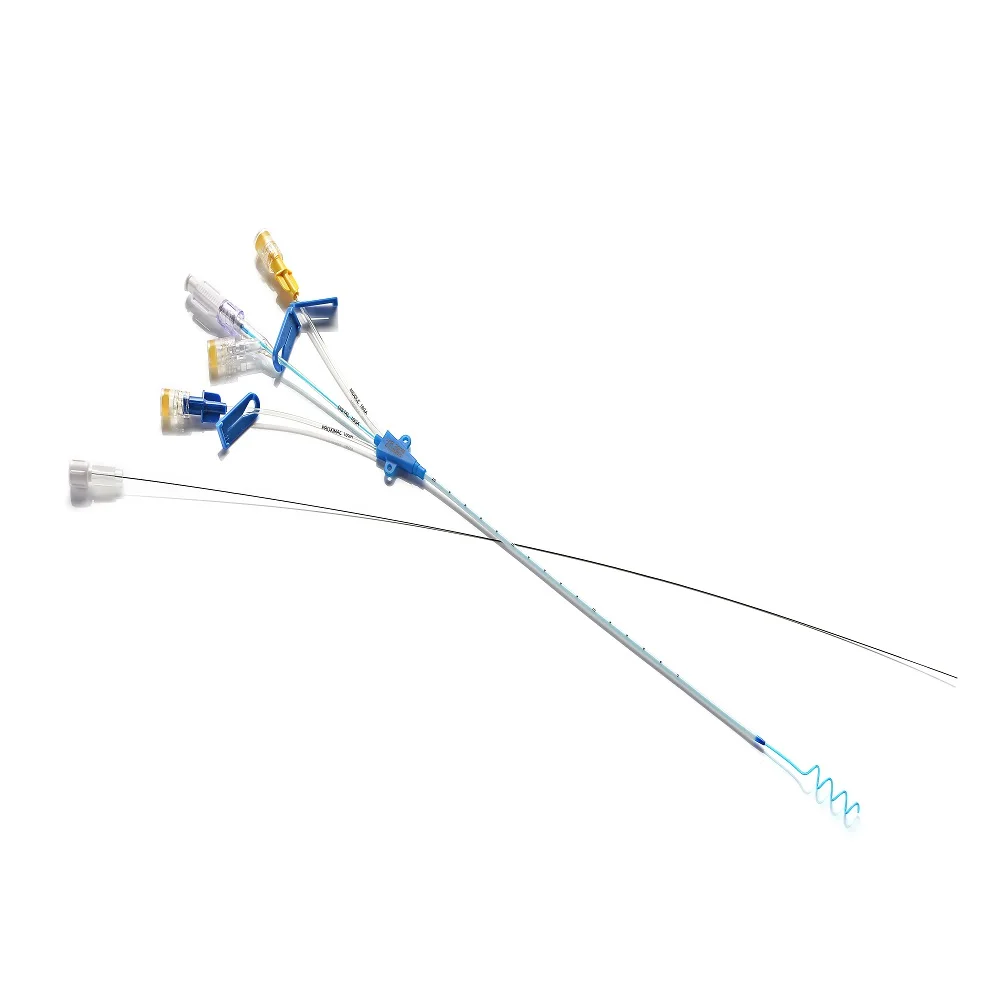 Hot selling single lumen double lumen triple lumen dialyzer for hemodialysis fresenius hemodialysis catheter kits