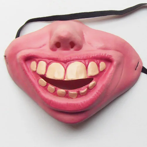 Wholesale Funny Half face horror mask  Half Face Mask / Bar Dance Party  Halloween Mask