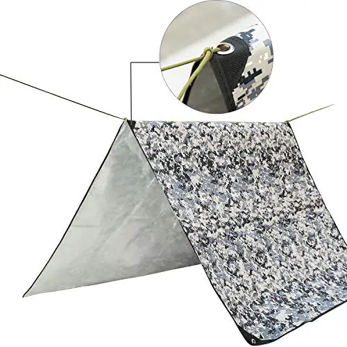 Portable Emergency Outdoor Waterproof Travel Warmer Bag  Emergency Blanket for camping or hiking