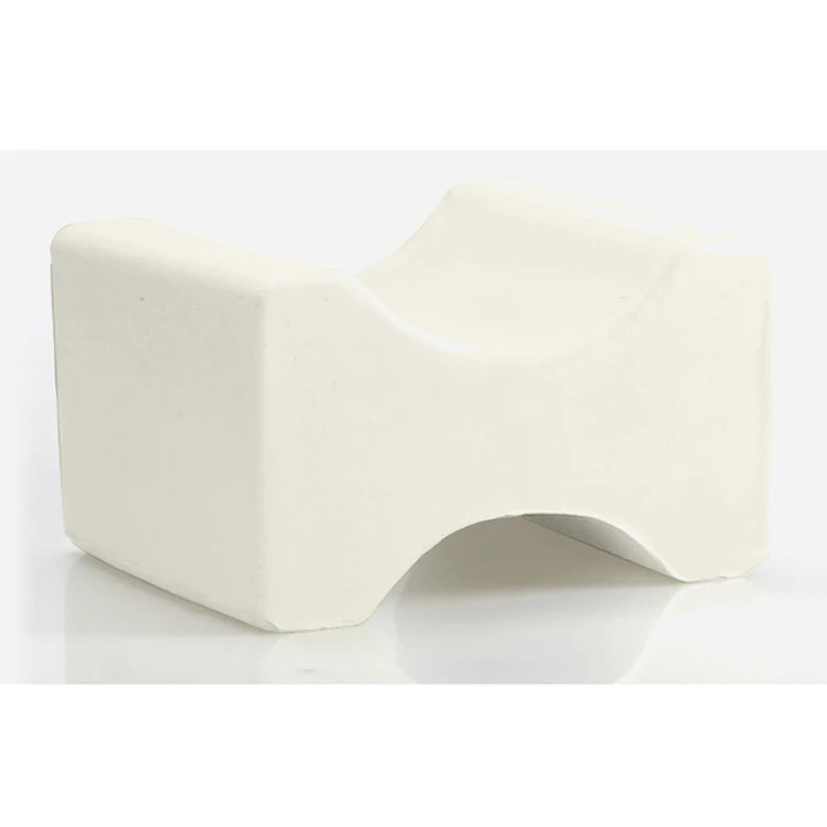 Orthopedic Memory Foam Knee Leg Pillow for Side Sleeper with Washable Cover