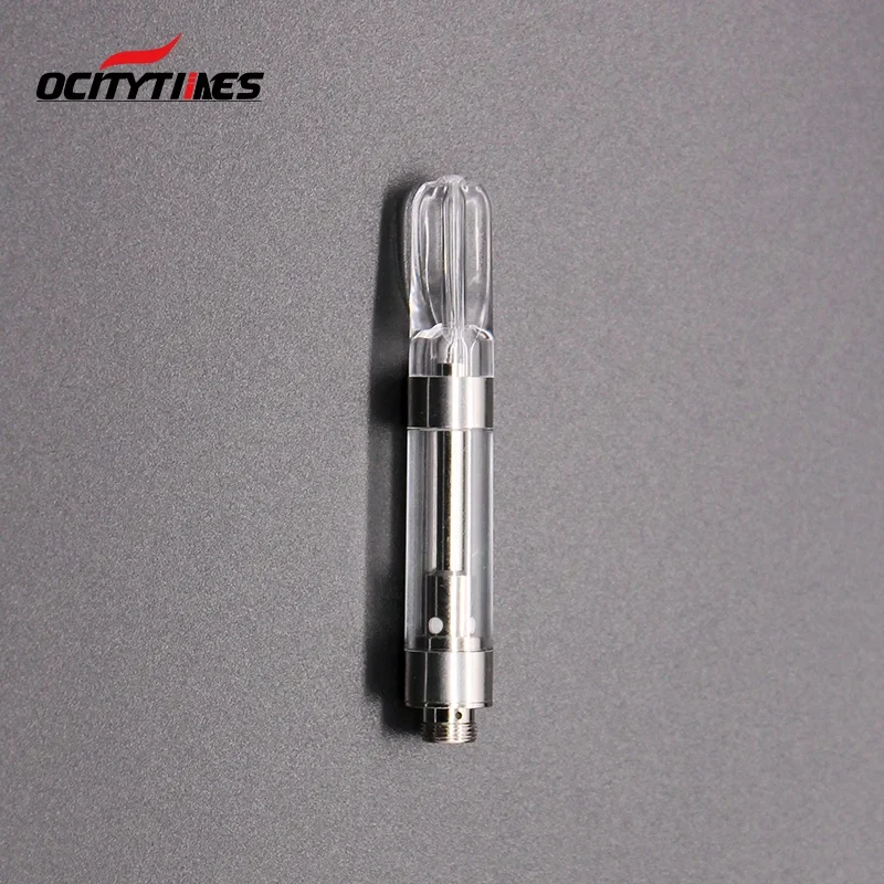 
PC tube packaging Ocitytimes empty 0.5/1.0ml ceramic coil cartridge C10 vaporizer 510 vape pen 