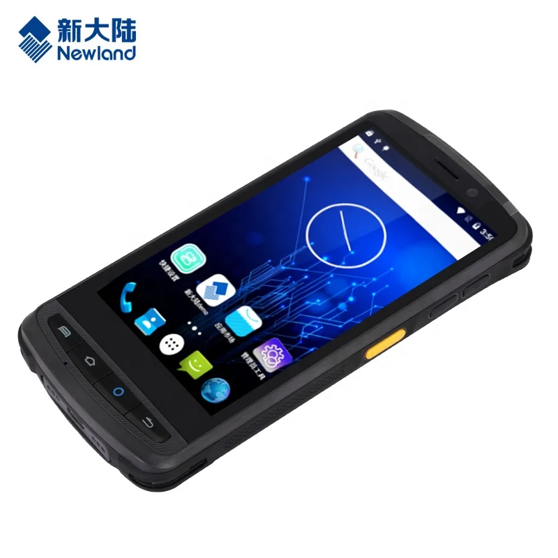 Juxing NLS-MT90 Портативный прочный промышленный кпк 5 дюймовый сенсорный экран ручной 2D Сканер Штрих-Кода android 9 0