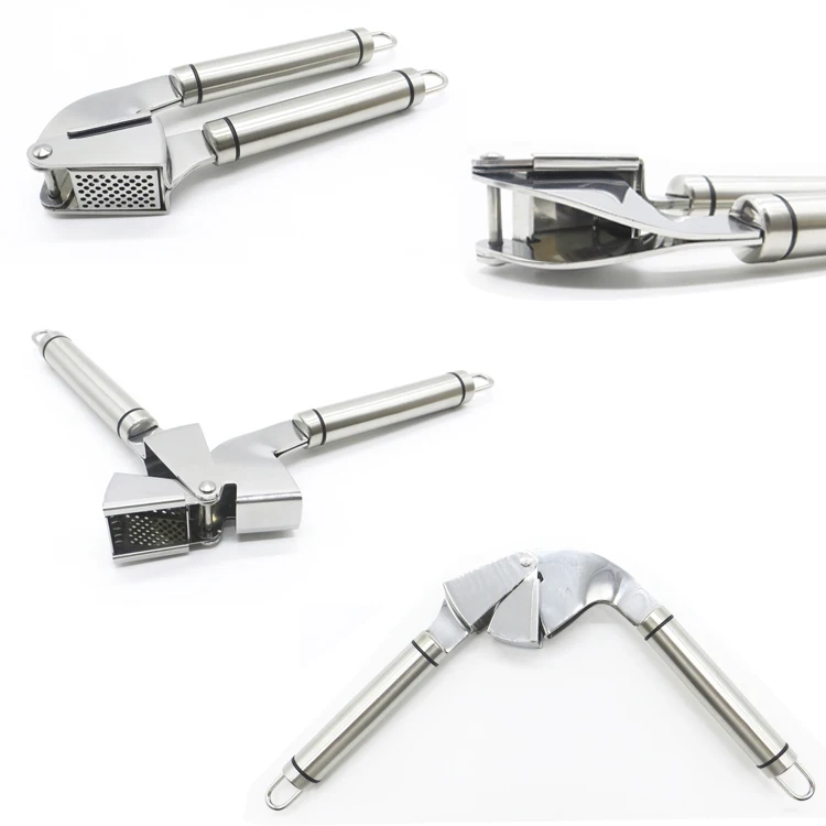 Large capacity Premium 304 stainless steel Garlic tools handheld Garlic Press
