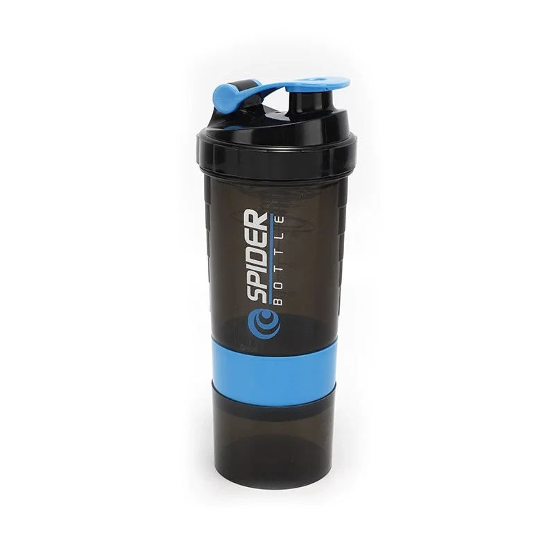 Custom Logo BPA Free Colorful 600ml Gym Sports Plastic Shaker Bottle For Protein With Mixing Ball