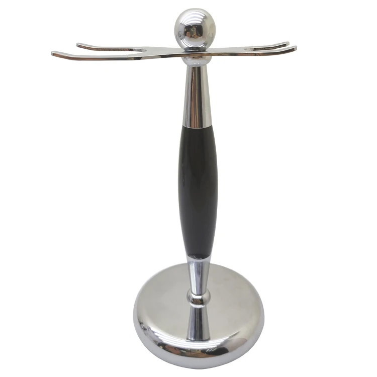 Wholesale High shaving set Quality Chrome Shaving Razor And Brush Stand Safety Razor Stand