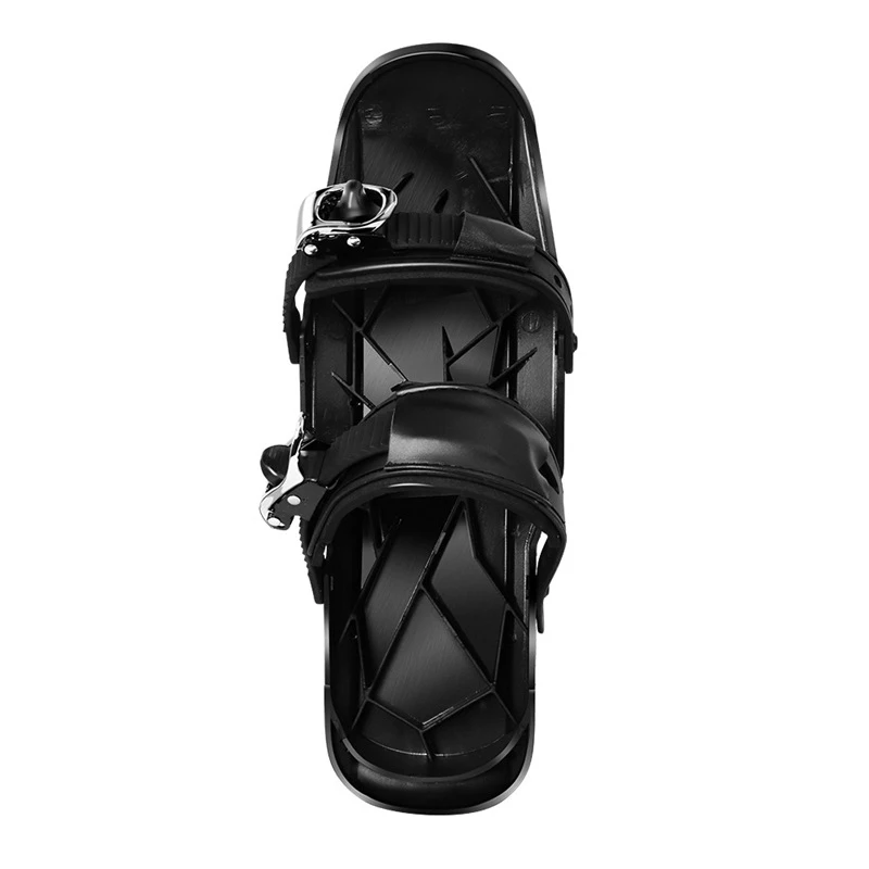 Mini Ski Skates Snow Short Skiboard Snowblades Binding Snowfeet Winter Shoes Solid Skischuhen Buckle