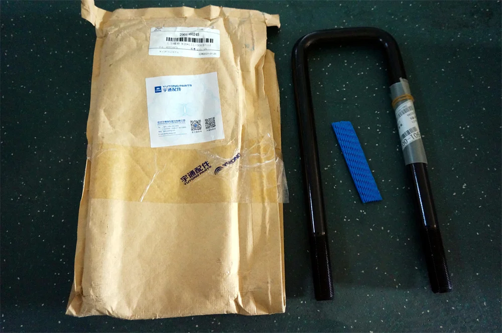 genuine yutong spare parts used in bus ZK6127 2901-00245 suspension u bolt