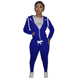 Custom Logo Jogger Sweatpants And Hoodie Set Two Piece Pants Sports Suit 2 Piece Sweatsuit Set Tracksuit Fall 2022 Women Clothes