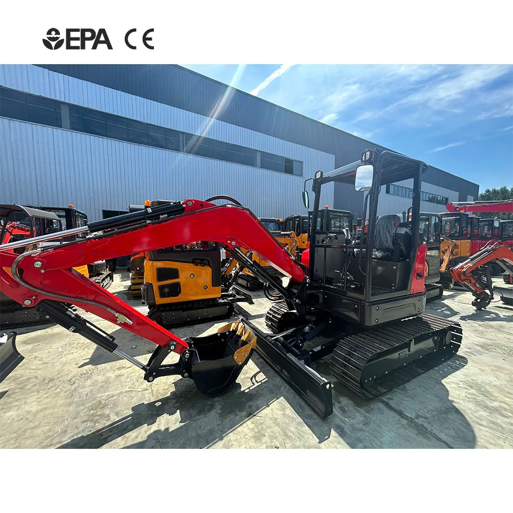 EPA Engine Mini Excavators 4 Ton Multifunctional Mini Farm Used New Crawler Digger Mini Excavators machine
