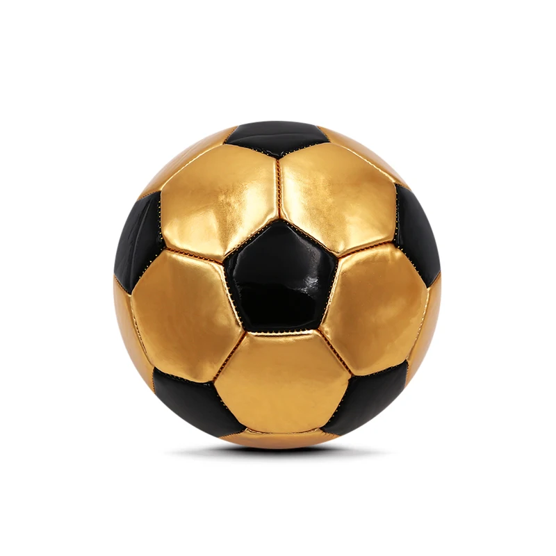 Cheap Wholesale Shiny Smooth Golden Mini Soccer Ball, Small Giveaways PVC Foam Football For Children
