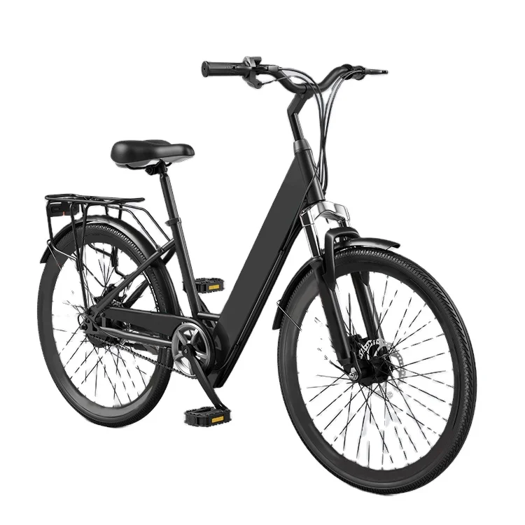 China wholesale electric mountain bike Big wheel electric bicycle custom Aluminum 350W  lithium battery adult electric bicycle