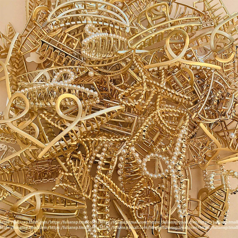  New Fashion Shark Shape hairgrips hair claw jewelry vintage alloy metal Large Hair Claw Clip For