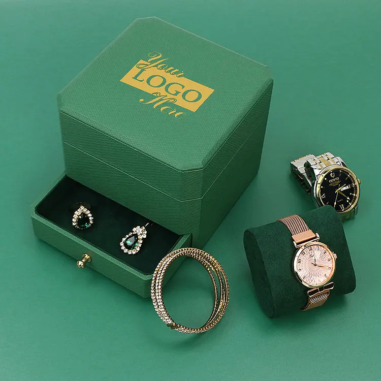 New design cajas de reloj modern portable leather watch gift box for smart mechanical quartz watches packing