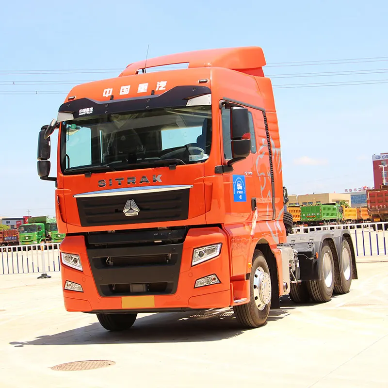 Used 10 Wheels SITRAK  6x4 20m3 Capacity Sand Stone Mining Mechanical Pump TRACTOR Trucks