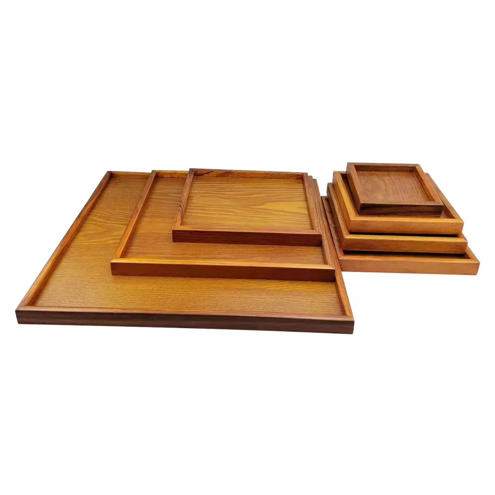 Country Home Decor Coffee Cheap Wooden tray