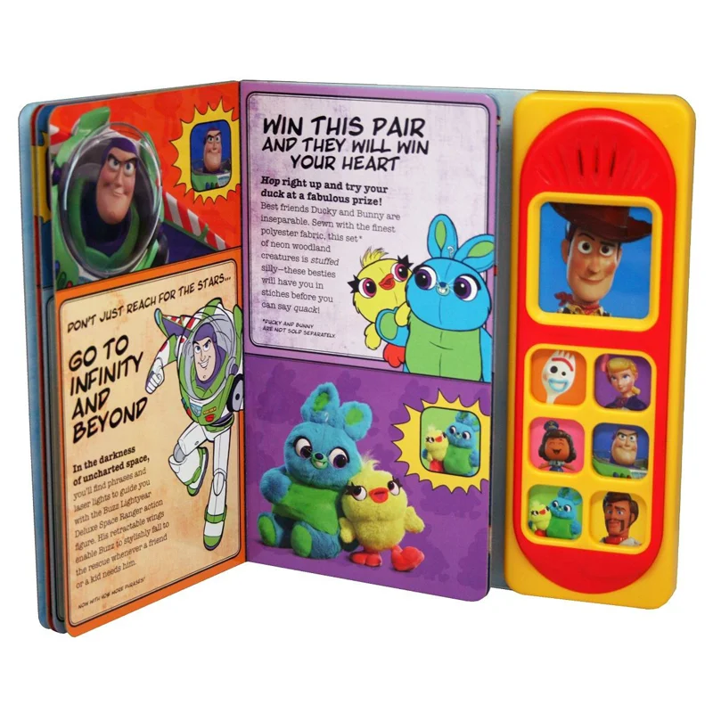 English Music Sound Wholesale Laminated Children Baby Touch Binding Card Board Books Printing