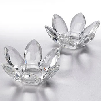 elegant wedding gift favors lotus candle holder for home hotel decoration