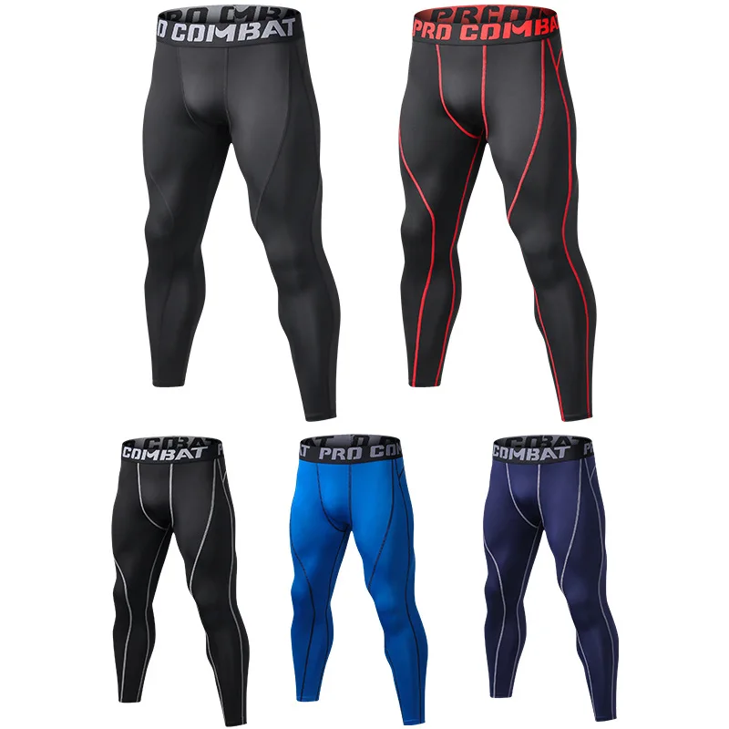 Bodybuilding Wear Men Sports Gym Leggings Running Tights Compression Sport Leggings Gym Fitness Sportswear for Men