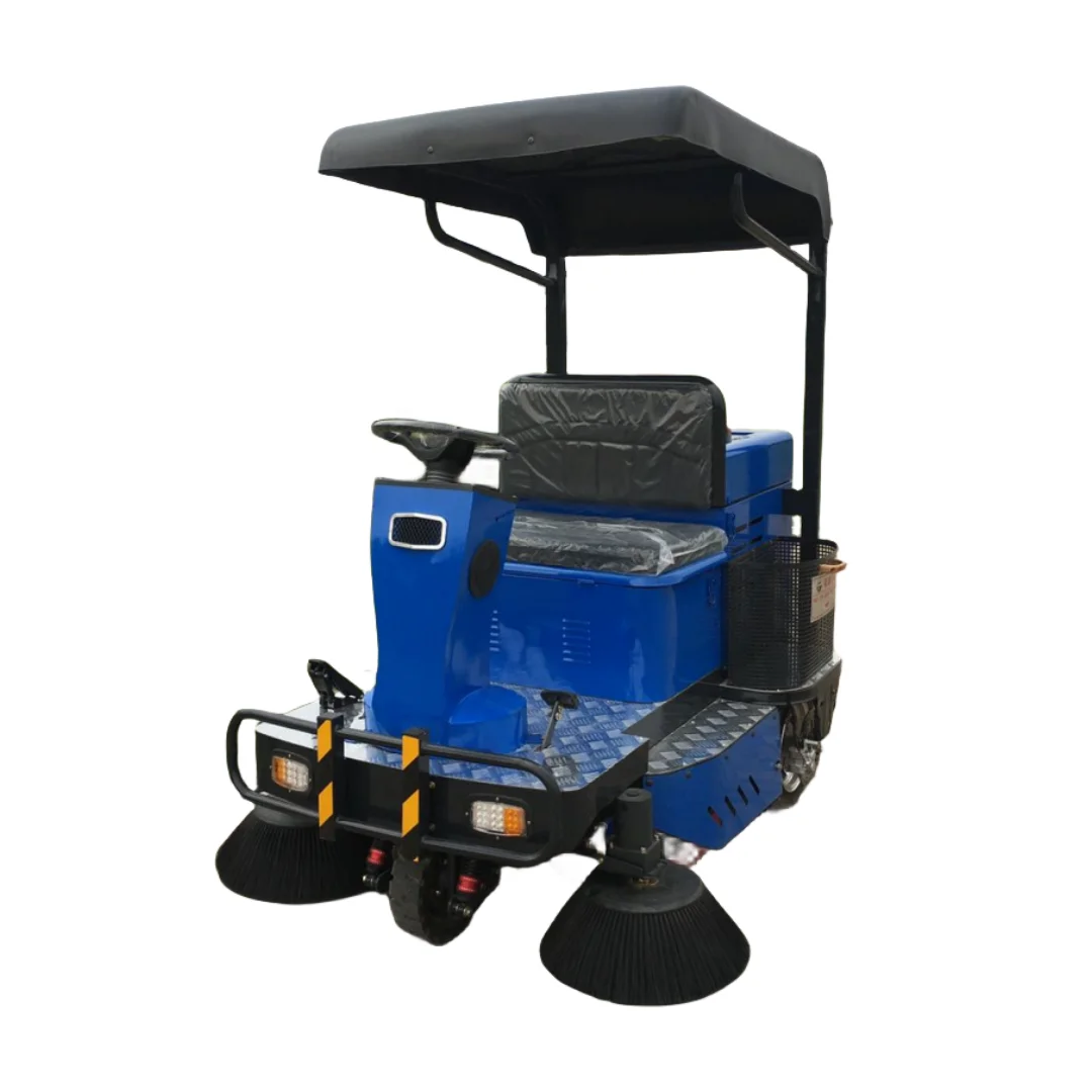 2024 Best Selling Sweeper Machine Three-brush Sunshade Model Street Sweeper Car