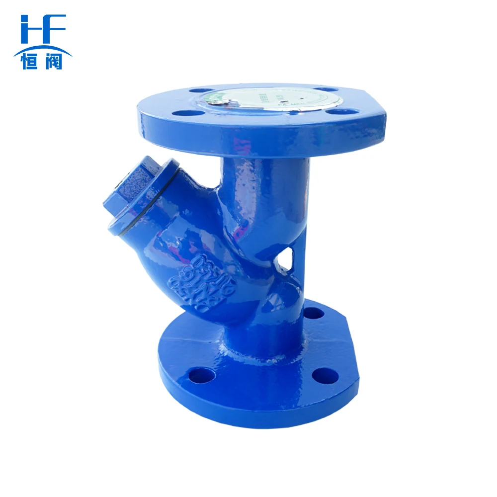 High Quality Flanged Y Strainer DN400 DIN Cast Iron Y-type Water Strainer for Flange End