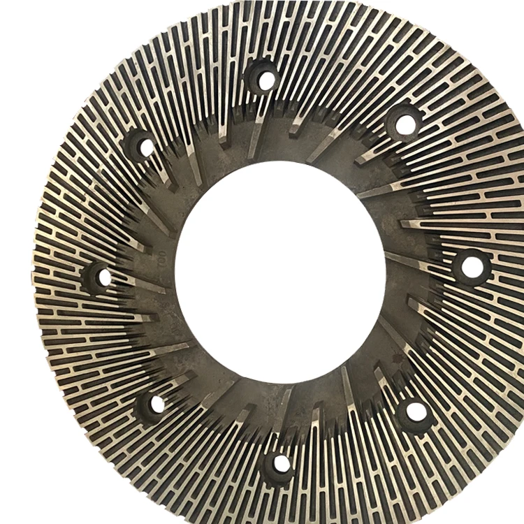 grinded discs high performance refiner segment for paper mill