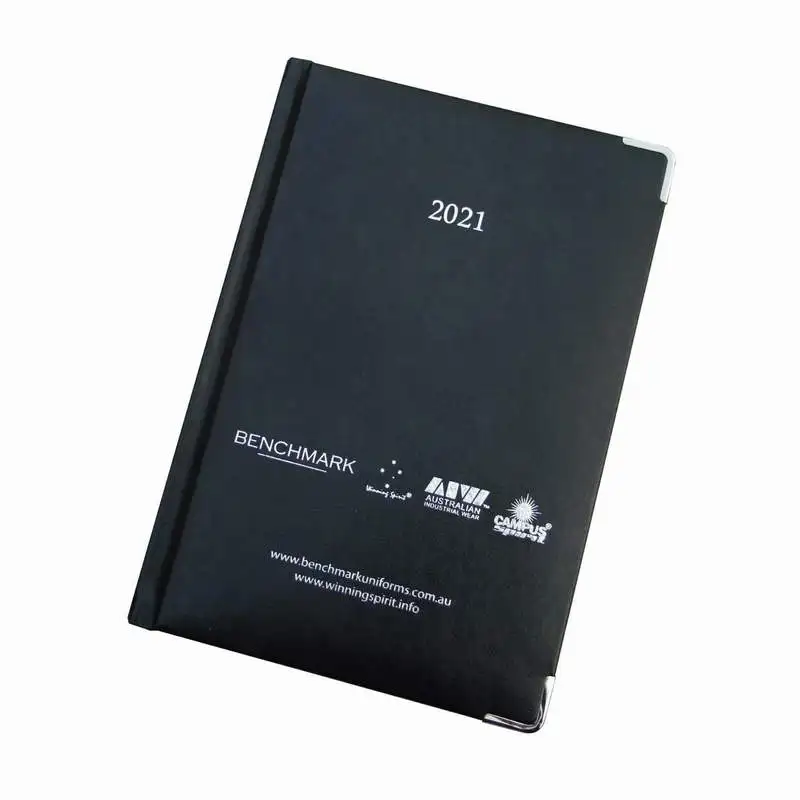 Factory customization new year Calendars 2023 Pu cover Diary notebook  Pu cover Planner Notebook