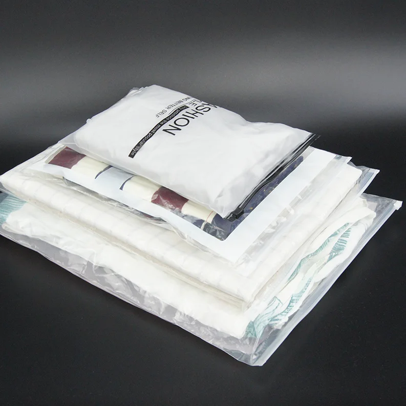 Матовые пластиковые пакеты на молнии, индивидуальный принт, одежда, прозрачная полиэтиленовая упаковка, прозрачный пакет на молнии