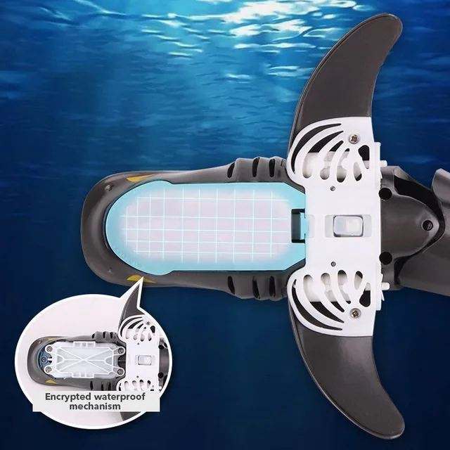 2022 New Arrivals USB Charger Kids Simulation Fish Boat Waterproof RC Shark Toys Toy Children Remote Control Shark Toy