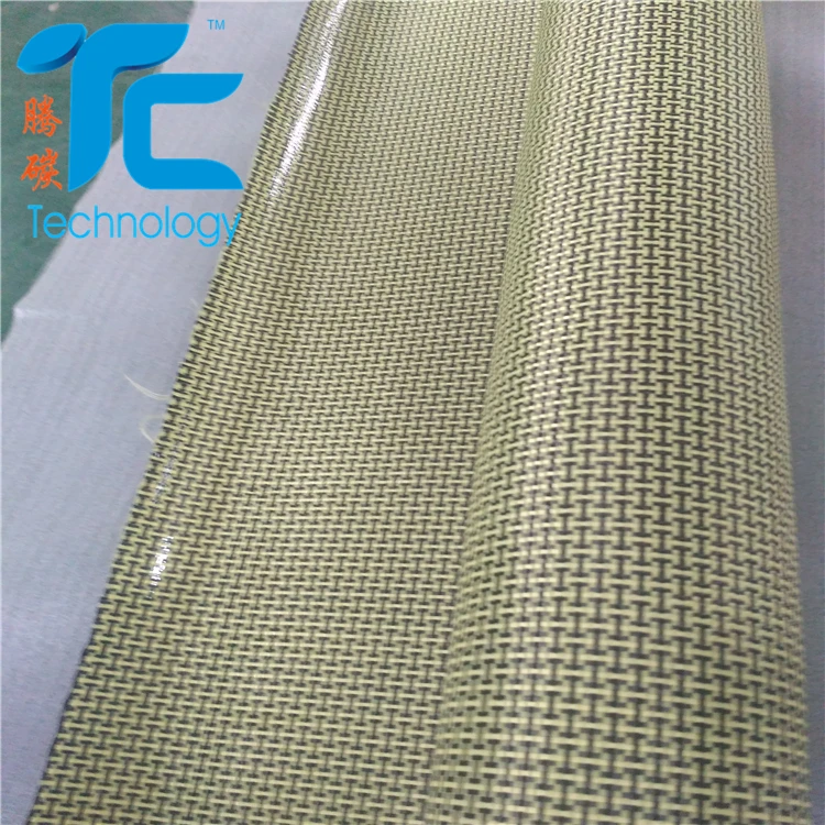 colored carbon aramid hybrid fabric different weave