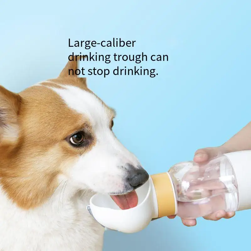 2024 newest pets water cup hot selling Dogs Segment Type Can Put Dog Food for small dogs for outdoor