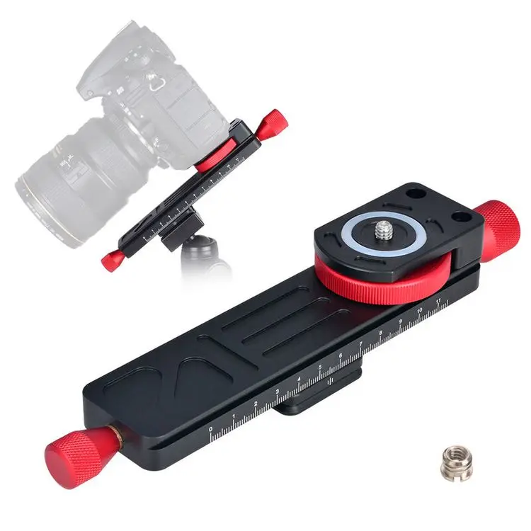 Cavix W-160 рельс для перемещения фокусировки макрофокуса объектива/для съемки крупным планом Зажимная пластина с 115 мм Регулируемая шкала wormdrive Slider