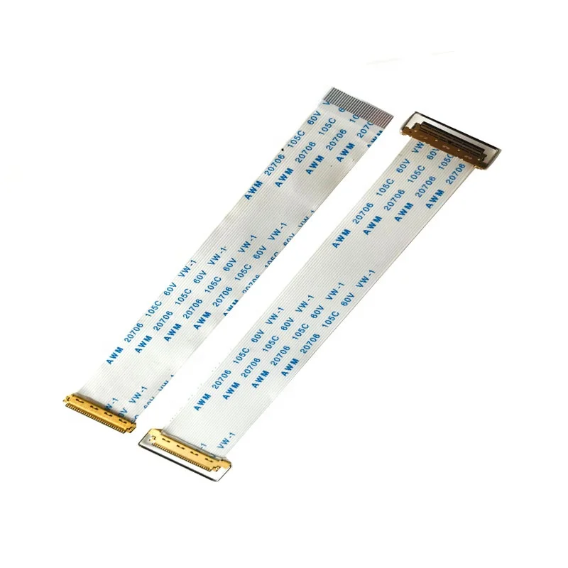 AWM 20624 80C 60 V - 1 Pitch 0.5/ 1.0mm Length 100mm 16 Pin Flexible Flat Cable FFC Cable